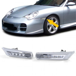 LED Мигачи хром за Porsche 911 996 + Boxster 986 97-05