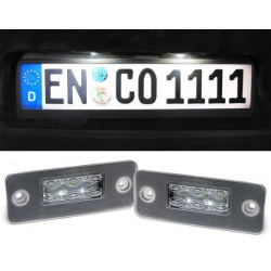 LED Oсветление на регистрационния номер бели 6000K за Audi A8 D3 4E 02-10