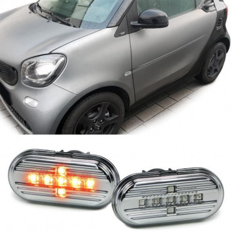 Осветление LED Мигачи хром за Smart Fortwo 453 от 14 | race-shop.bg