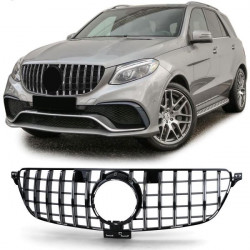 RACES решетка (Sport) за Mercedes M Class GLE W166 15-19, черен хром