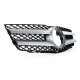 Бодикит и визуални аксесоари RACES решетка (Sport) за Mercedes GLK X204 Vorfacelift 08-12, черен, сребърен хром | race-shop.bg