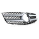 Бодикит и визуални аксесоари RACES решетка (Sport) за Mercedes GLK X204 Vorfacelift 08-12, черен, сребърен хром | race-shop.bg