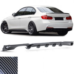RACES заден дифузьор (Sport) за BMW 3 series F30 from 11, карбон лук