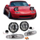 Осветление RACES фарове за Mazda MX5 NA 90-98, прозрачен, хром | race-shop.bg