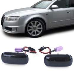 RACES LED странични мигачи (LED Bar) за Audi A4 B6 B7 TT 8J A3 8P A6 C5 A8 D3, черен