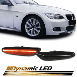RACES LED странични мигачи (SEQ) за BMW E81 E87 E90 E92 E93 X1 E84, черен