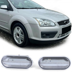 RACES LED странични мигачи (SEQ) за Ford Focus 2 04-08 Fusion Fiesta 5 01-08, прозрачен
