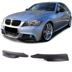 RACES преден сплитер за BMW 3 Series E90 E91 08-12, мат черен