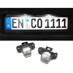 LED Oсветление на регистрационния номер бели 6000K за VW T4 IV Bus Transporter 90-03