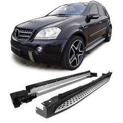 Алуминиеви прагове OE стил с ABE за Mercedes ML W164 05-11