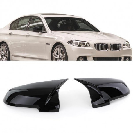 Задни огледала Резервни черупки за спортни огледала черен гланц за BMW F07 F10 F11 F18 | race-shop.bg