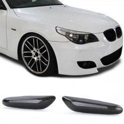 RACES LED странични мигачи за BMW 5 Series E60 E61 X1 E84 X3 E83, черно-опушен, V2