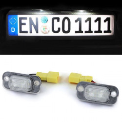 LED Oсветление на регистрационния номер бели 6000K за VW Golf 2 83-92 Jetta 2 84-92