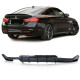 RACES заден дифузьор (Performance) за 4 series BMW F32 F33 F36 (ауспух 2+0), гланц