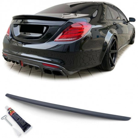 Бодикит и визуални аксесоари RACES лип за багажник (Sport) на Mercedes S Class W222 13-20 | race-shop.bg