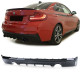 Бодикит и визуални аксесоари RACES заден дифузьор (Performance) за BMW 2 Series F22 F23 (ауспух 1+1), гланц | race-shop.bg