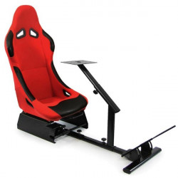 Конзола за симулация на състезателна седалка за игри за Playstation Xbox PC Red