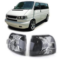 RACES предни мигачи за VW Bus T4 Multivan Caravelle 96, прозрачен, черен