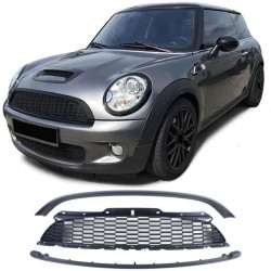 RACES решетка (Sport) за Mini Cooper R56 Convertible R57 06-09, мат черен
