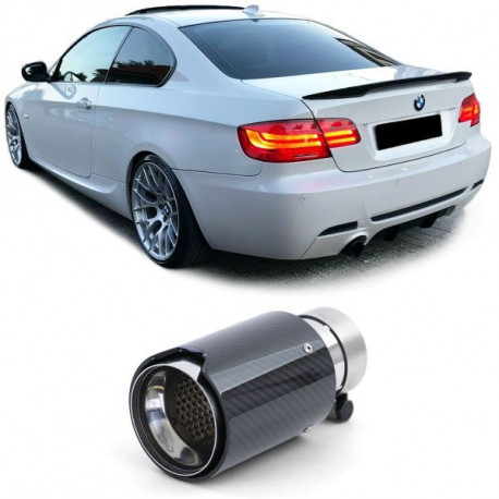 Универсални накрайници Изпускателна тръба Sport Carbon Black Универсален за различни модели BMW | race-shop.bg