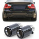 Универсални накрайници Накрайници за ауспух Sport Carbon Black за BMW 3 Series E90 E91 E92 E93 | race-shop.bg