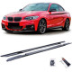 Бодикит и визуални аксесоари RACES странични прагове (Performance) за BMW 2 Series F22 F23 from 13, черен | race-shop.bg