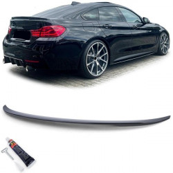 RACES лип за багажник (Sport) на BMW 4 Series F36 Gran Coupe from 14, гланц черен