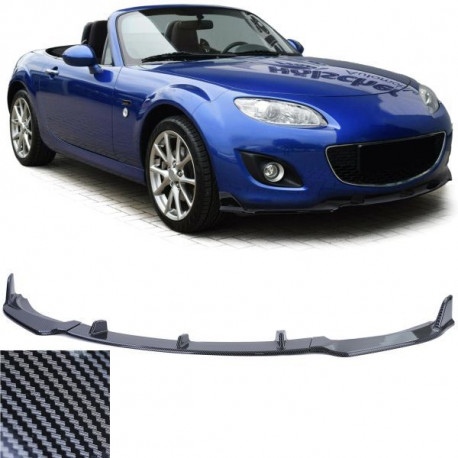 Бодикит и визуални аксесоари RACES преден сплитер за Mazda MX5 NC facelift 08-14, карбон лук | race-shop.bg