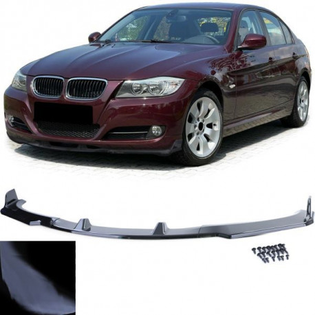 Бодикит и визуални аксесоари Преден спойлер черен гланц за BMW 3 Series E92 E93 10-13 | race-shop.bg