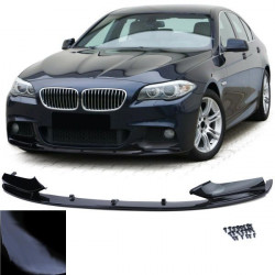 RACES преден сплитер за BMW 5 Series F10 F11 10-17, гланц черен