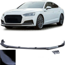 Преден спойлер черен гланц за Audi A5 F5 от 16