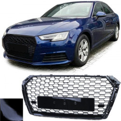 Спортна решетка черен гланц за Audi A4 B9 8W 15-19