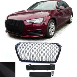 RACES решетка (Honeycomb Sport) за Audi A4 B9 8W 15-19, мат черен
