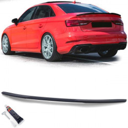 Спортен Заден спойлер черен мат за Audi A3 S3 RS 8V Sedan 13-21