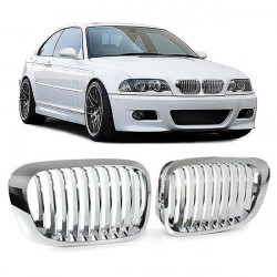 RACES решетка (Sport) за BMW 3ER E46 Coupe Convertible 99-03, хром