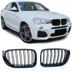 RACES решетка (Sport Double Bar) за BMW X3 F25 X4 F26, гланц