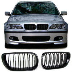 RACES решетка (Sport Double Bar) за BMW 3 series E46 01-05, гланц