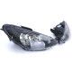 Осветление RACES фарове за Peugeot 206 03-06 + GTi (H7), прозрачен, черен | race-shop.bg