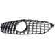 Бодикит и визуални аксесоари RACES решетка (Sport) за Mercedes C Class W205 S205 14-18, гланц черен хром | race-shop.bg