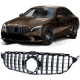 RACES решетка (Sport) за Mercedes C Class W205 S205 18-21, гланц черен