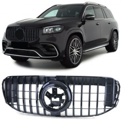 RACES решетка (Sport) за Mercedes GLS X167 from 19, гланц черен