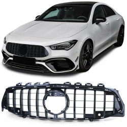 RACES решетка (Sport) за Mercedes CLA C118 from 19 (за парктроник), гланц черен