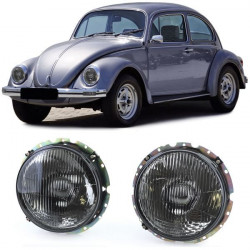 Фарове Черен дим комплект за за VW Beetle + кабриолет от 73