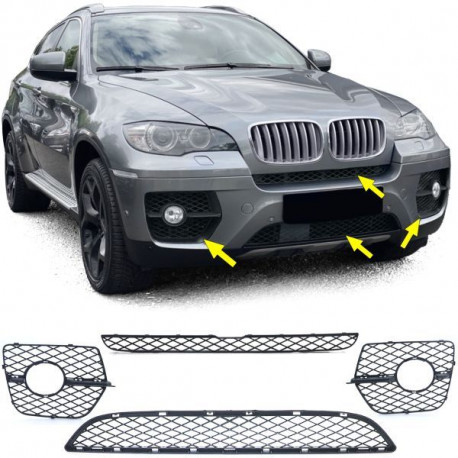 Бодикит и визуални аксесоари RACES рамки за халогени на BMW X6 E71 06-14 | race-shop.bg