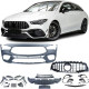 Бодикит и визуални аксесоари RACES предна броня (Sport) за Mercedes CLA X118 from 19, гланц черен хром | race-shop.bg