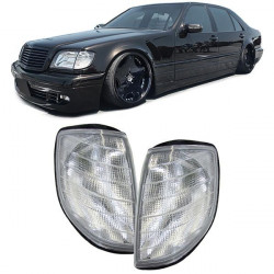 Мигачи бели - комплект за Mercedes S Class W140 91-94