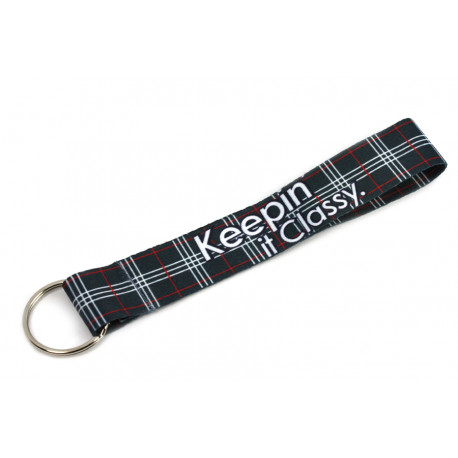 Ключодържатели Short lanyard keychain "Keeping it classy" - Grey | race-shop.bg
