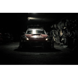 RACES преден капак с отвори за Mazda RX-8, FRP
