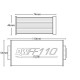 Външни Универсален горивен филтър Deatschwerks (AN10), 100 микрона | race-shop.bg