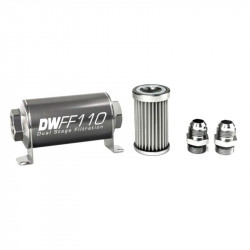 Deatschwerks FF110 (AN8) universal fuel filter, 10-Micron